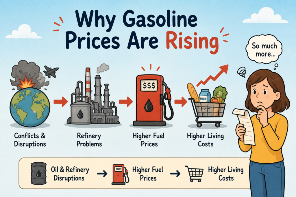 Why Gasoline Prices Are Rising — And What Consumers Should Expect Next
