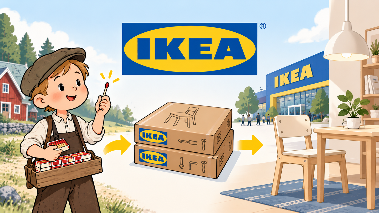 How a Boy Who Sold Matches Built IKEA