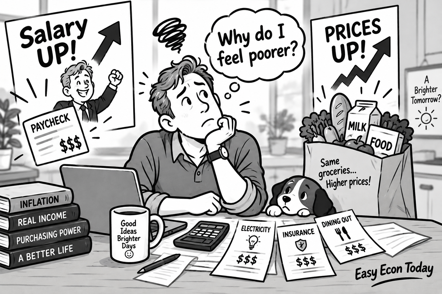 Why Does Inflation Make You Feel Poorer Even When Your Salary Goes Up?