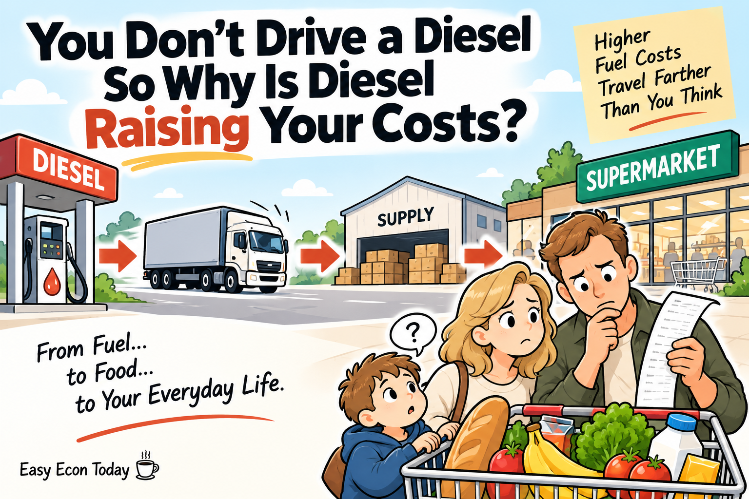 You Don’t Drive a Diesel. So Why Is Diesel Making Your Life More Expensive?