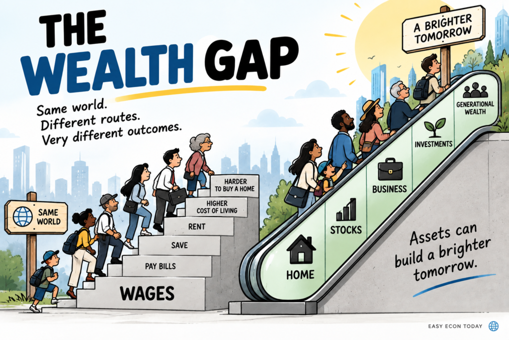 Why Is the Wealth Gap Growing? How Assets, Housing and Time Make the Difference