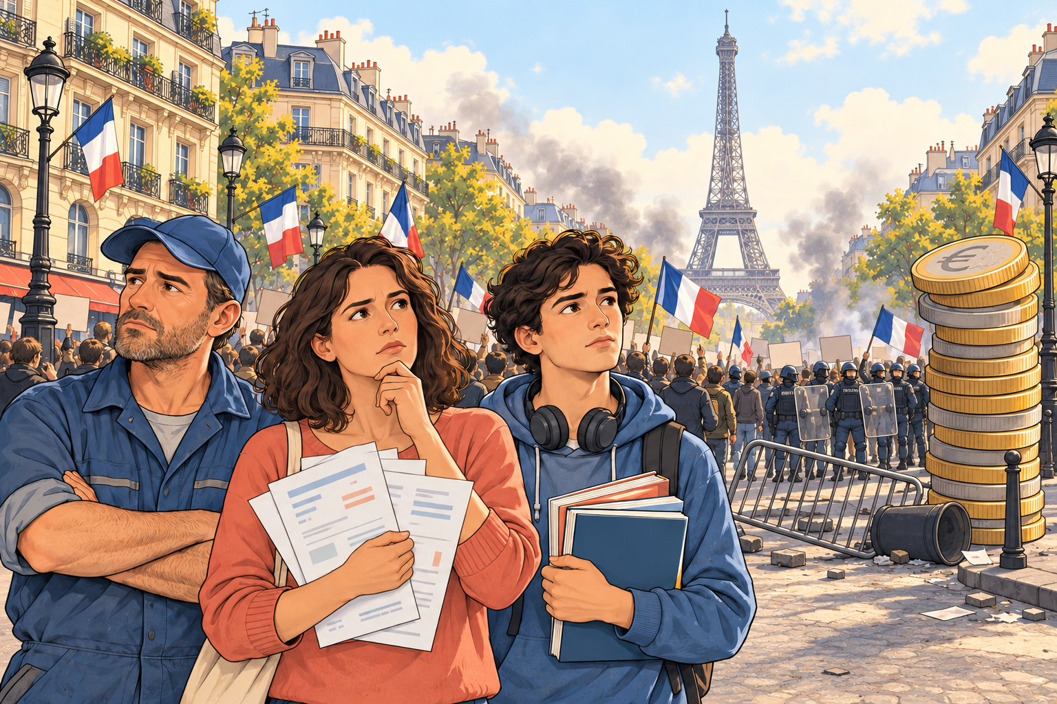 Why Is France Angry? Cheap Money, Rising Debt and the Question of Fairness